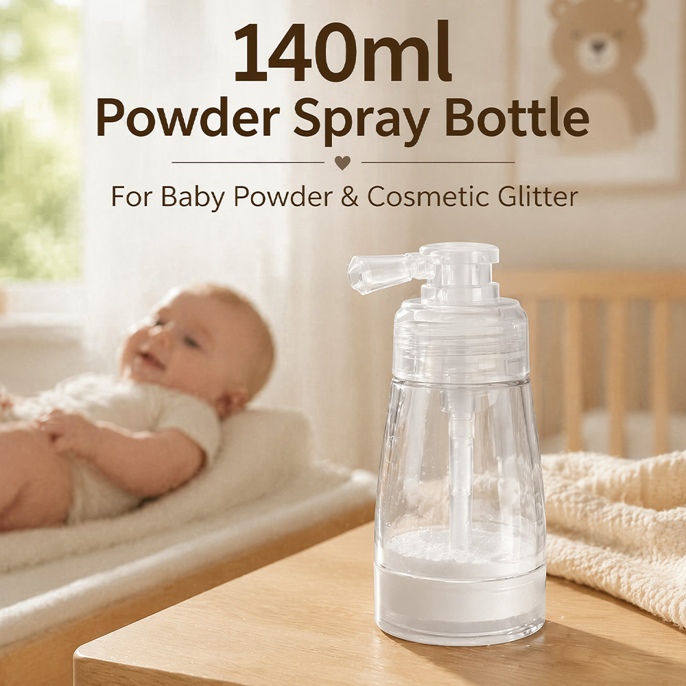 Misting Bottle Fine - Botol Semprot Bedak Kering Tipe Tekan