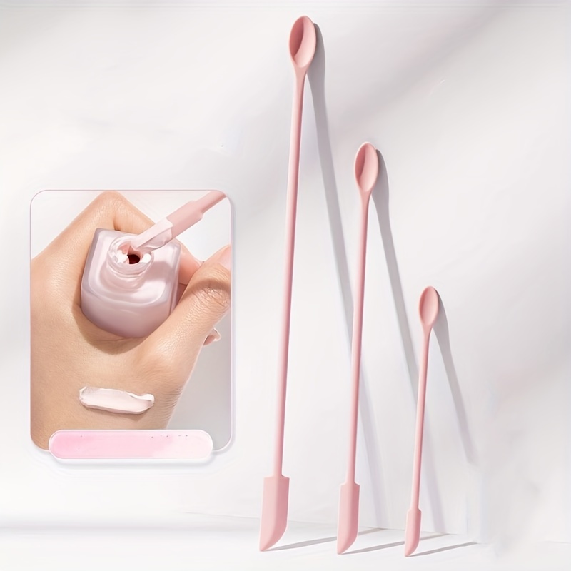 Misting Bottle Fine - 3 buah sendok silikon ujung ganda