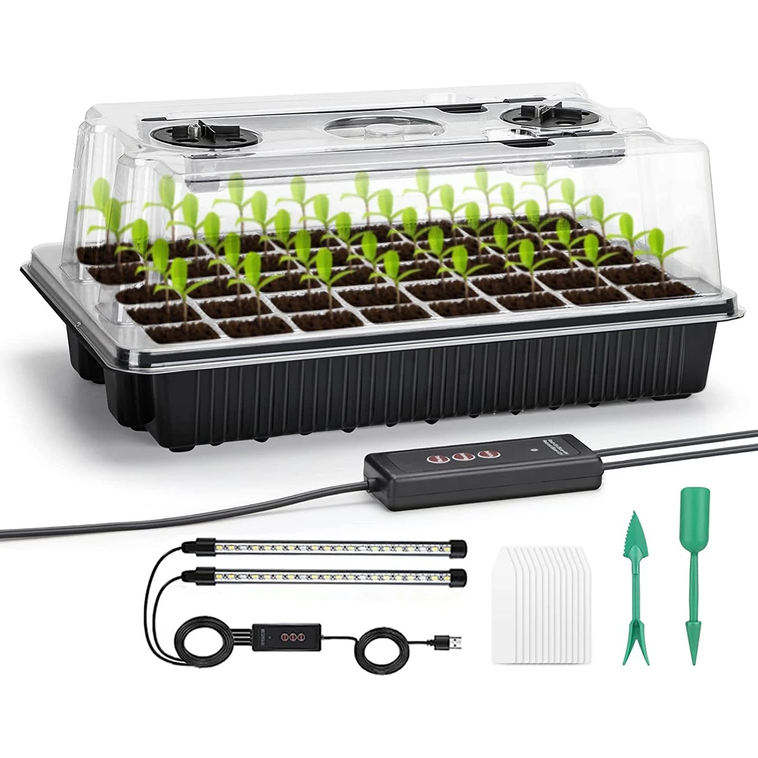 Humidity Dome Kit - 1 Set, Baki Semai Benih Dengan