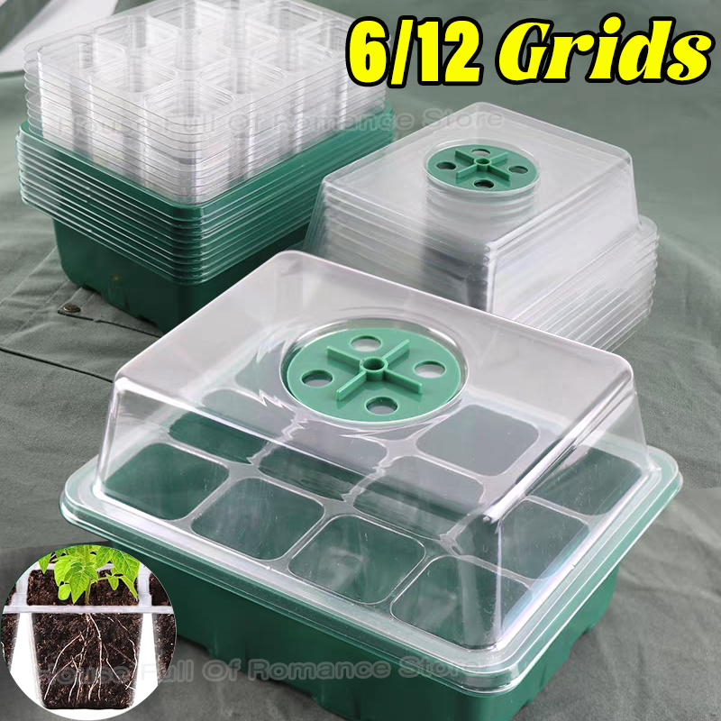 Humidity Dome Kit - Kit Pembibitan Tanaman dengan Wadah Semai,