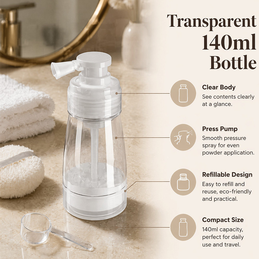 Botol Semprot Bedak Kering Tip - Misting Bottle Fine ulasan dan harga