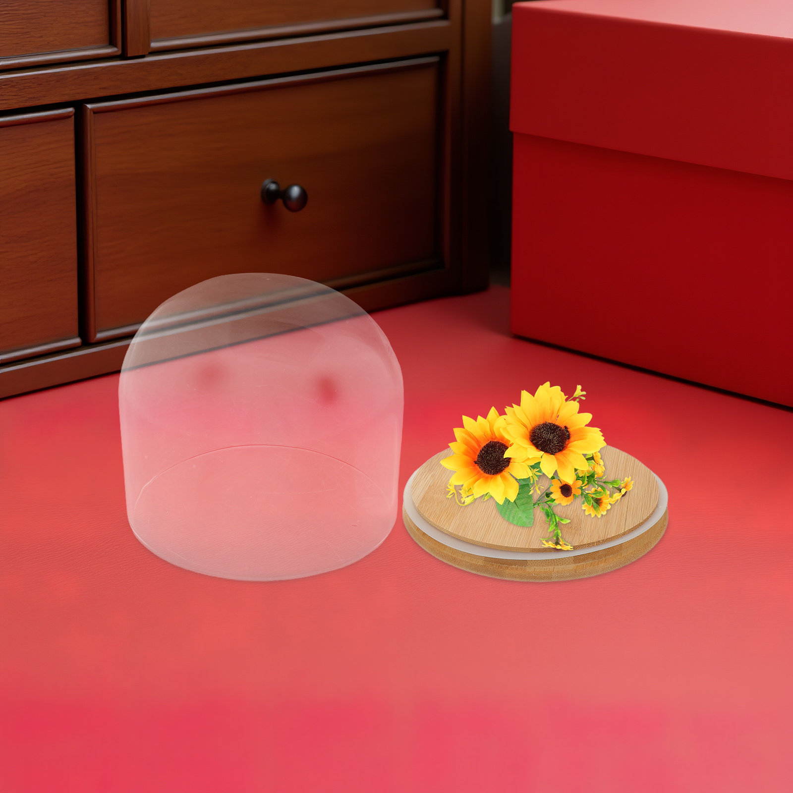 Kubah Kaca Transparan dengan A - Plastic Dome Clear ulasan dan harga