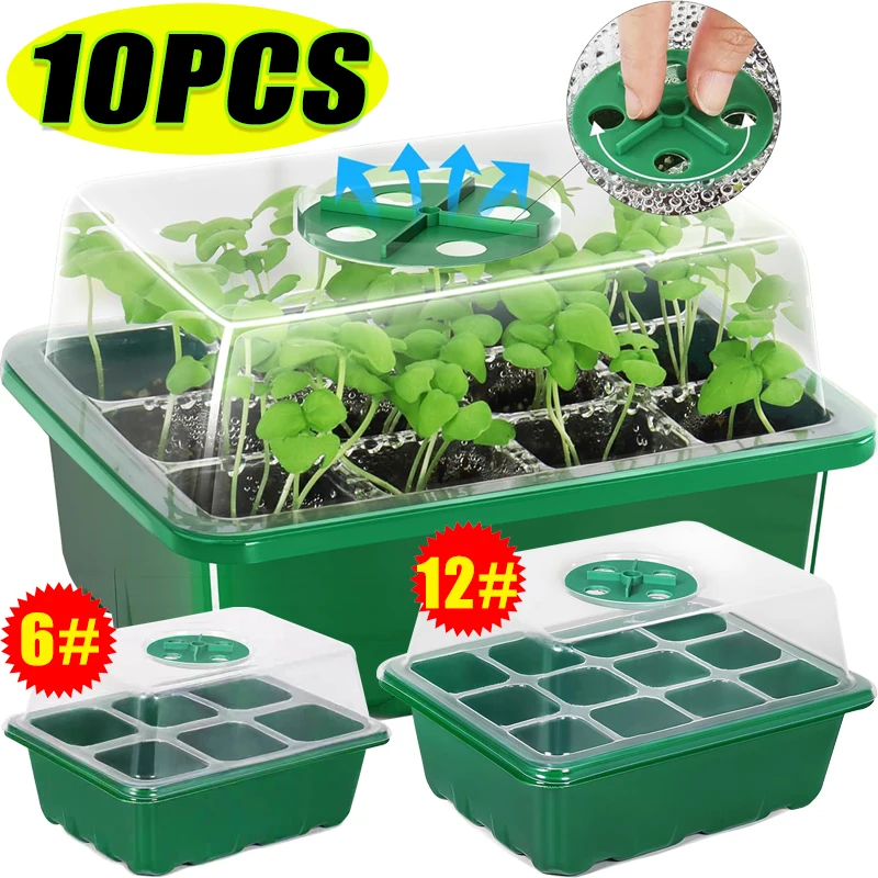 Baki Semai Bibit 6/12 Grid den - Humidity Dome Kit ulasan dan harga