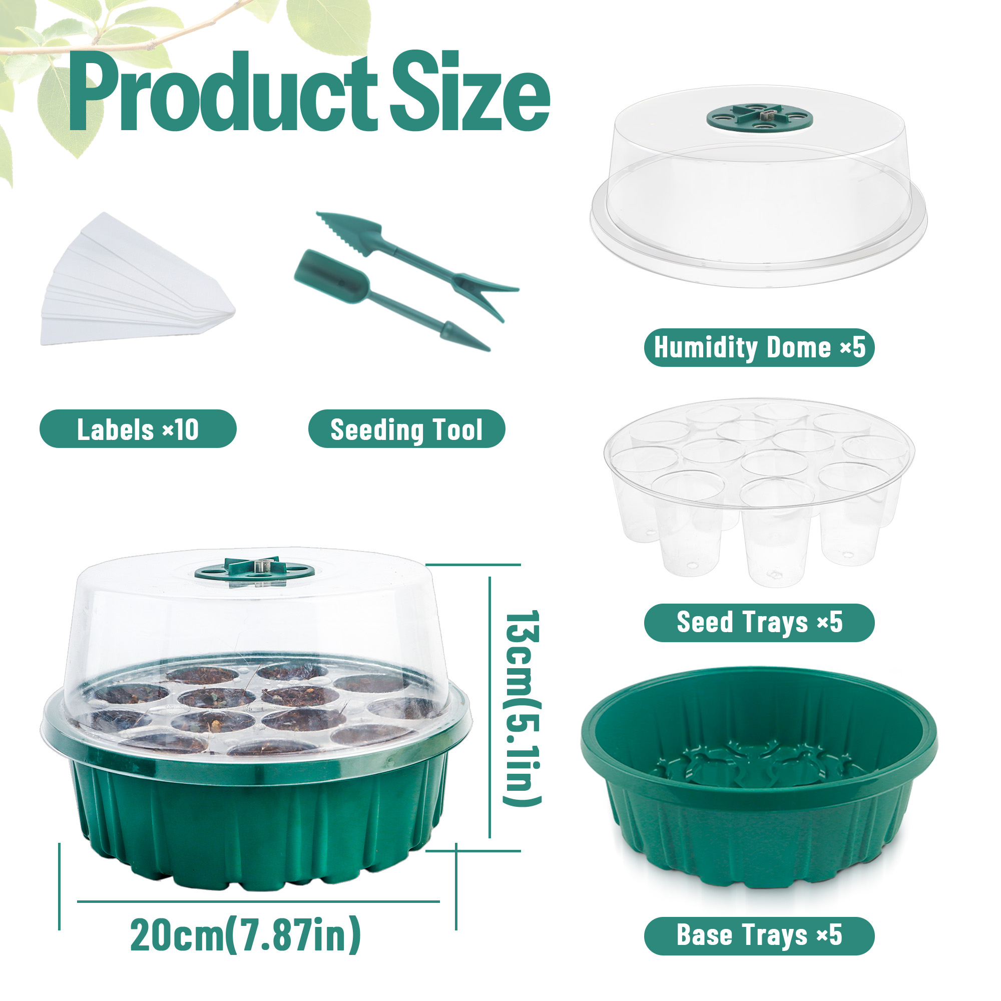 5 Paket Kit Pembenihan dengan  - Humidity Dome Kit ulasan dan harga
