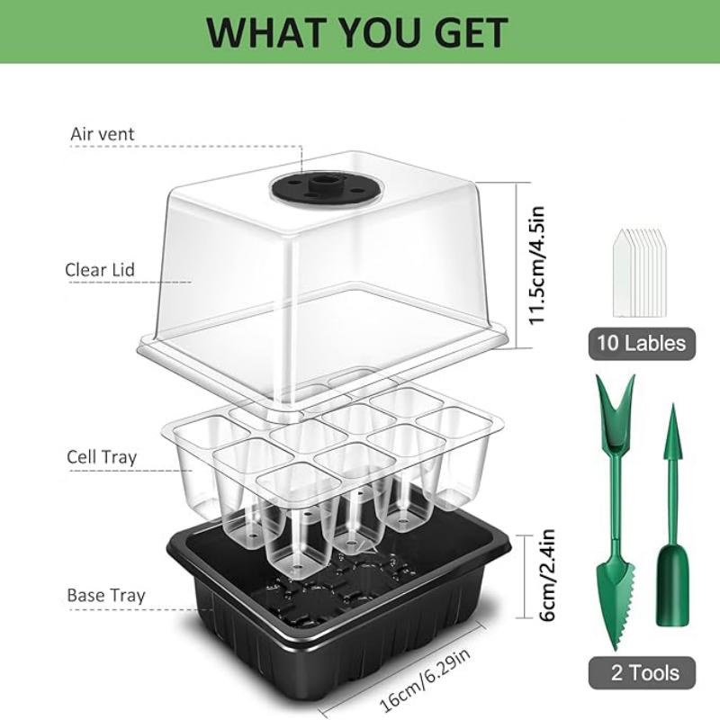 Baki starter benih dengan lamp - Humidity Dome Kit ulasan dan harga