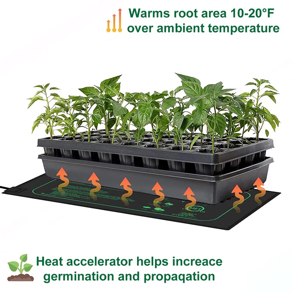 10/25/50CM alas panas bibit ta - Heat Mat Seedling ulasan dan harga