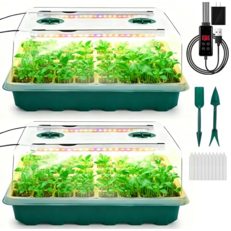 Baki Pembibitan dengan Lampu T - Humidity Dome Kit ulasan dan harga
