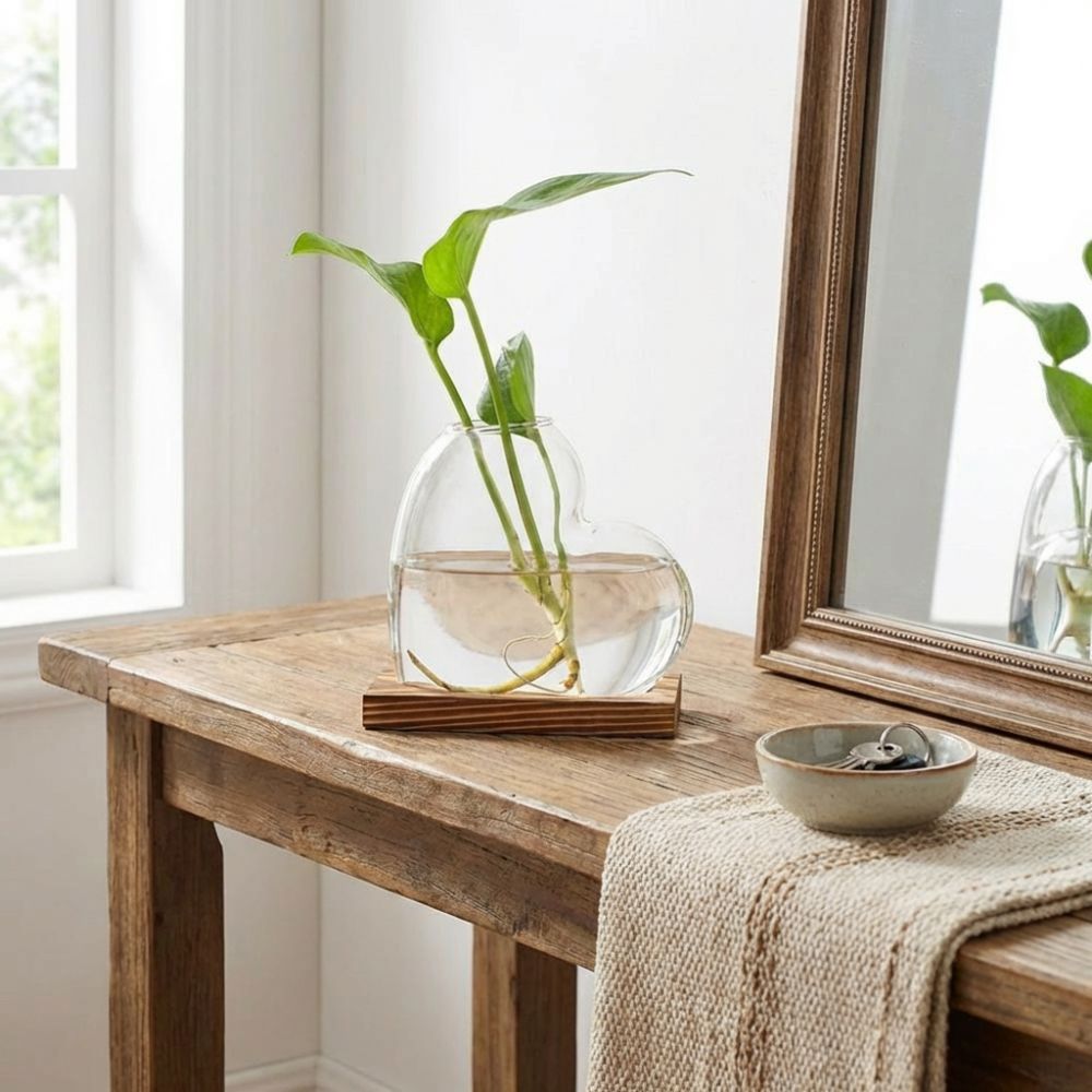 Vas Kaca Hidroponik Transparan - Propagation Station Vase ulasan dan harga